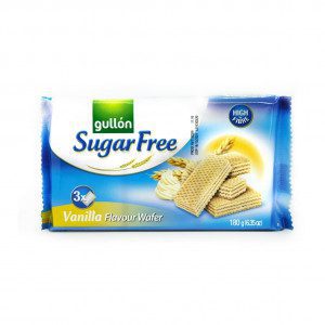 Gullon Vanilya Krema Dolgulu Şekersiz Gofret 180 g