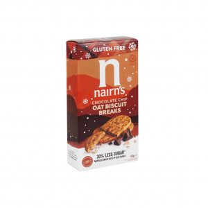 Nairn's Glutensiz Çikolata Parçacıklı Yulaflı Bisküvi 160g