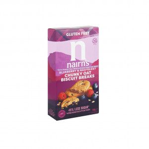 Nairn's Glutensiz Yaban Mersini & Ahududu Parçacıklı Yulaflı Bisküvi 160g